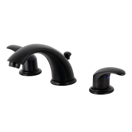 Kingston Brass Widespread Bathroom Faucet with Retail PopUp, Matte Black KB6960LL